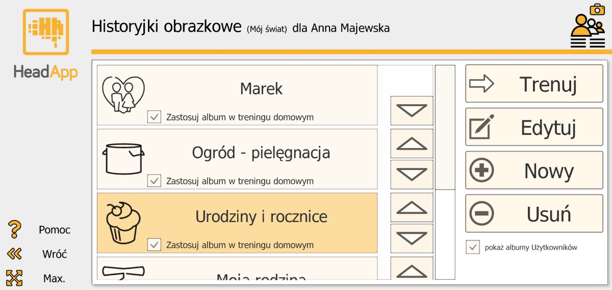 Historyjki obrazkowe — układanie sekwencji