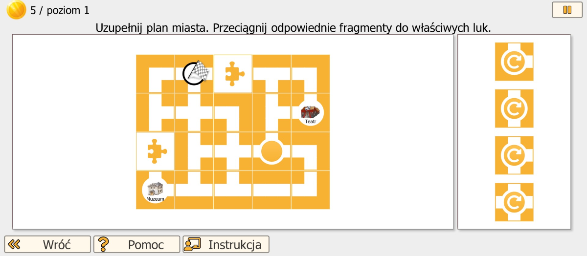 Percepcja wzrokowo-przestrzenna — trasowanie