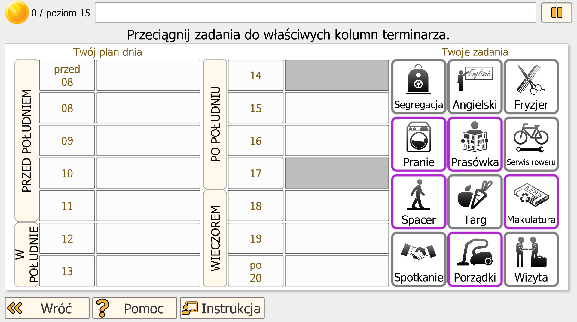 Myślenie i rozwiązywanie problemów — zadanie