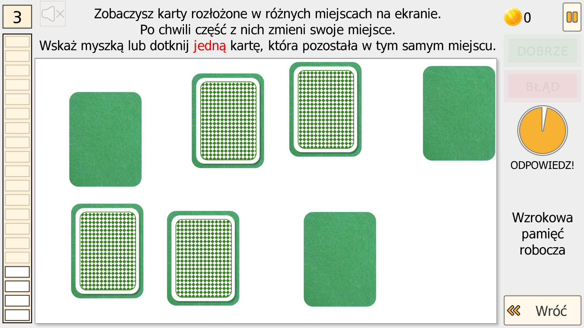 Pamięć robocza wzrokowa — trening